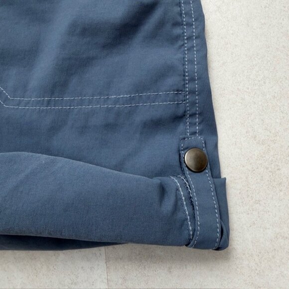 KUHL Kliffside Air Roll Up Blue Hiking Shorts Sz 8 - Picture 4 of 11